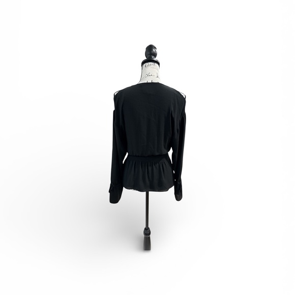 All Saints Women’s Smocked waist top Black Size XS - Picture 3 of 12